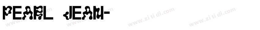 Pearl Jean字体转换